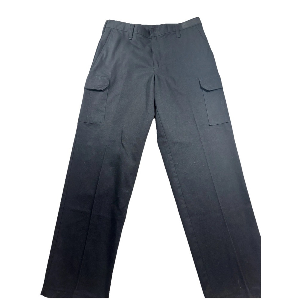 Cintas ComfortFlex Cargo Pants Mens 32x31 Navy Blue Work Uniform Utility